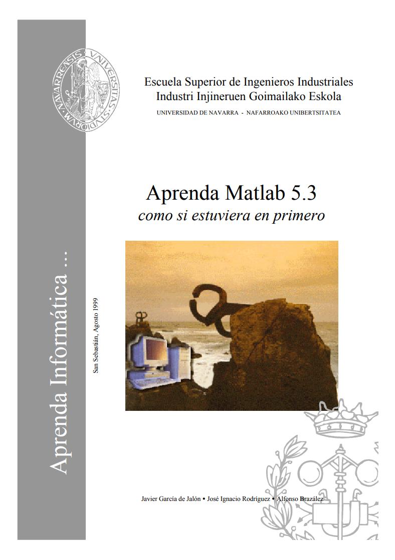 Imágen de pdf Aprenda Matlab 5.3 como si estuviera en primero